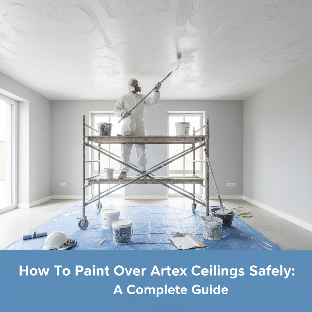 How To Paint Over Artex Ceilings Safely: A Complete Guide | BA Painting ...